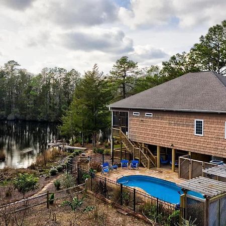 Heated Private Pool, Pond Views, Fishing, Mins To Carolina Beach Wilmington Exterior foto